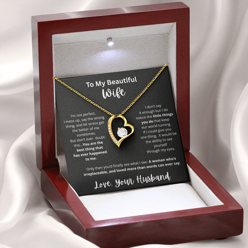 My Beautiful Wife Forever Love Necklace
