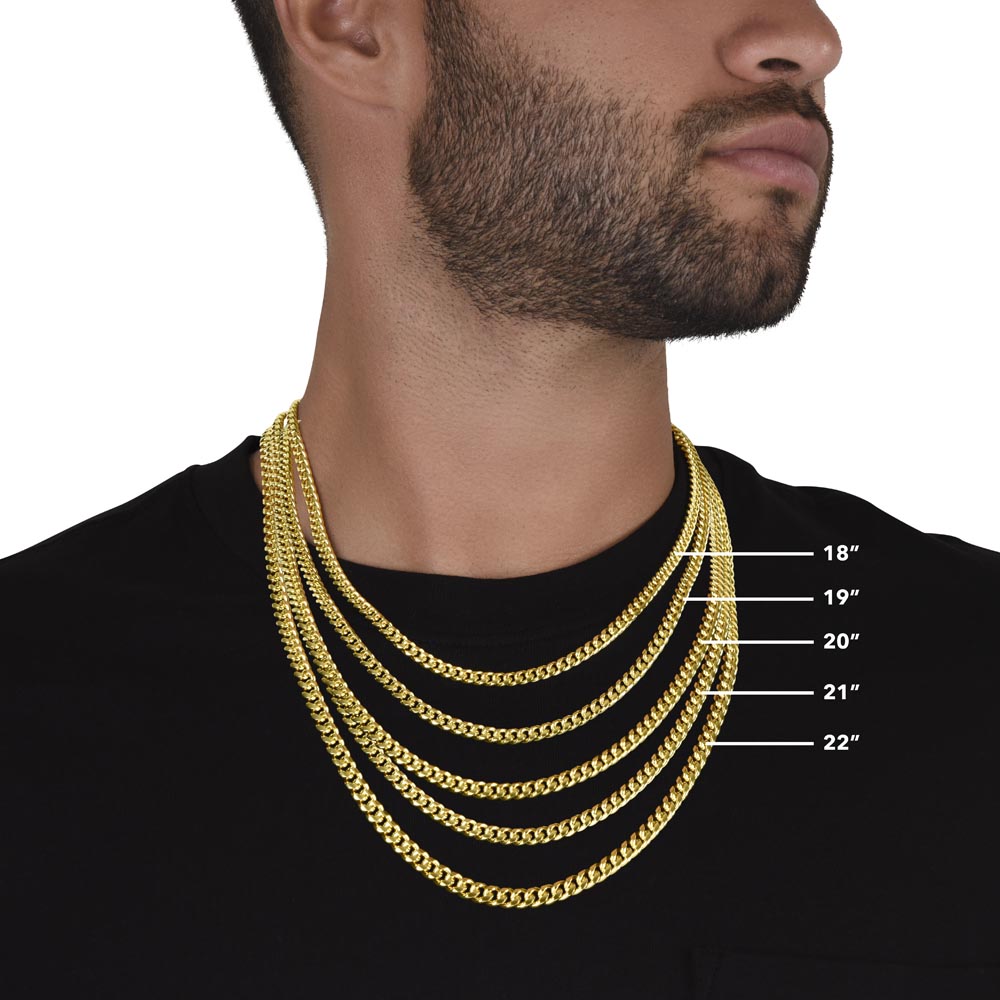 To My Son - From Mom Cuban Link Chain