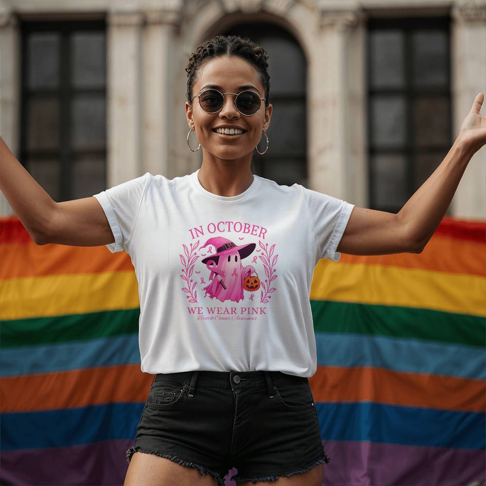 In October We Wear Pink Unisex T-Shirt