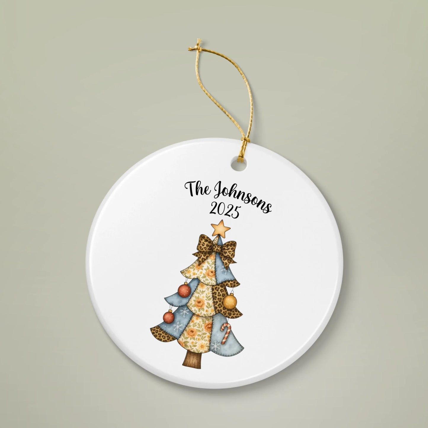 ceramic ornament family