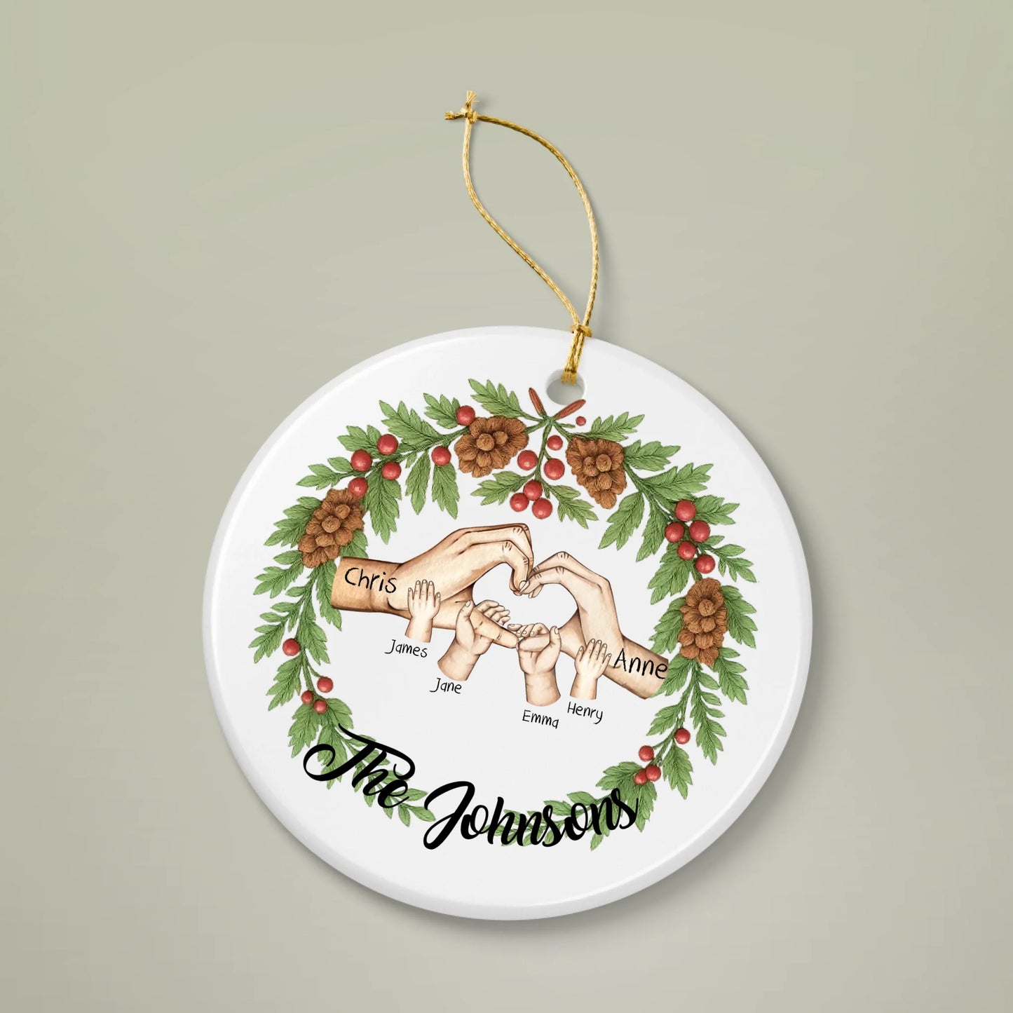 Family Personalized Ornament