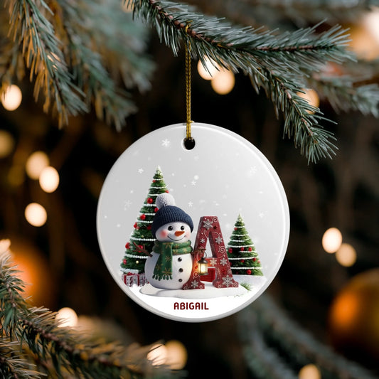 Custom Letter Ornament