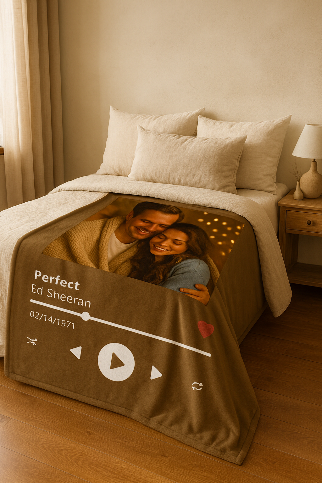 Personalized Photo Plush Fleece Blanket