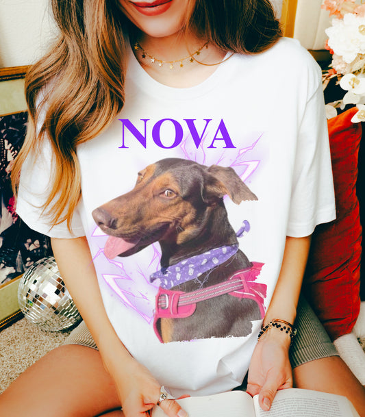 Personalized Pet Photo Unisex Short Sleeve Tee