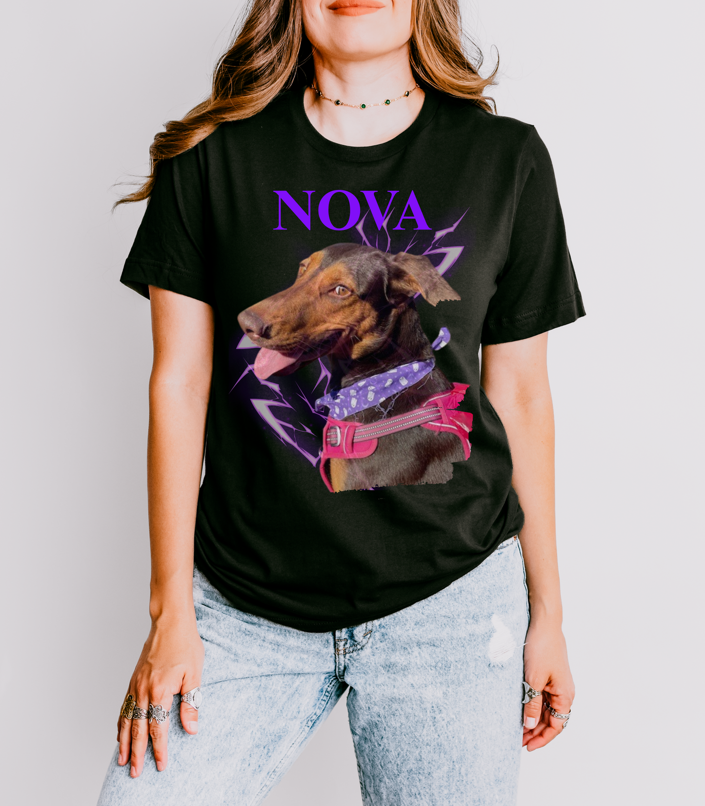 Personalized Pet Photo Unisex Short Sleeve Tee