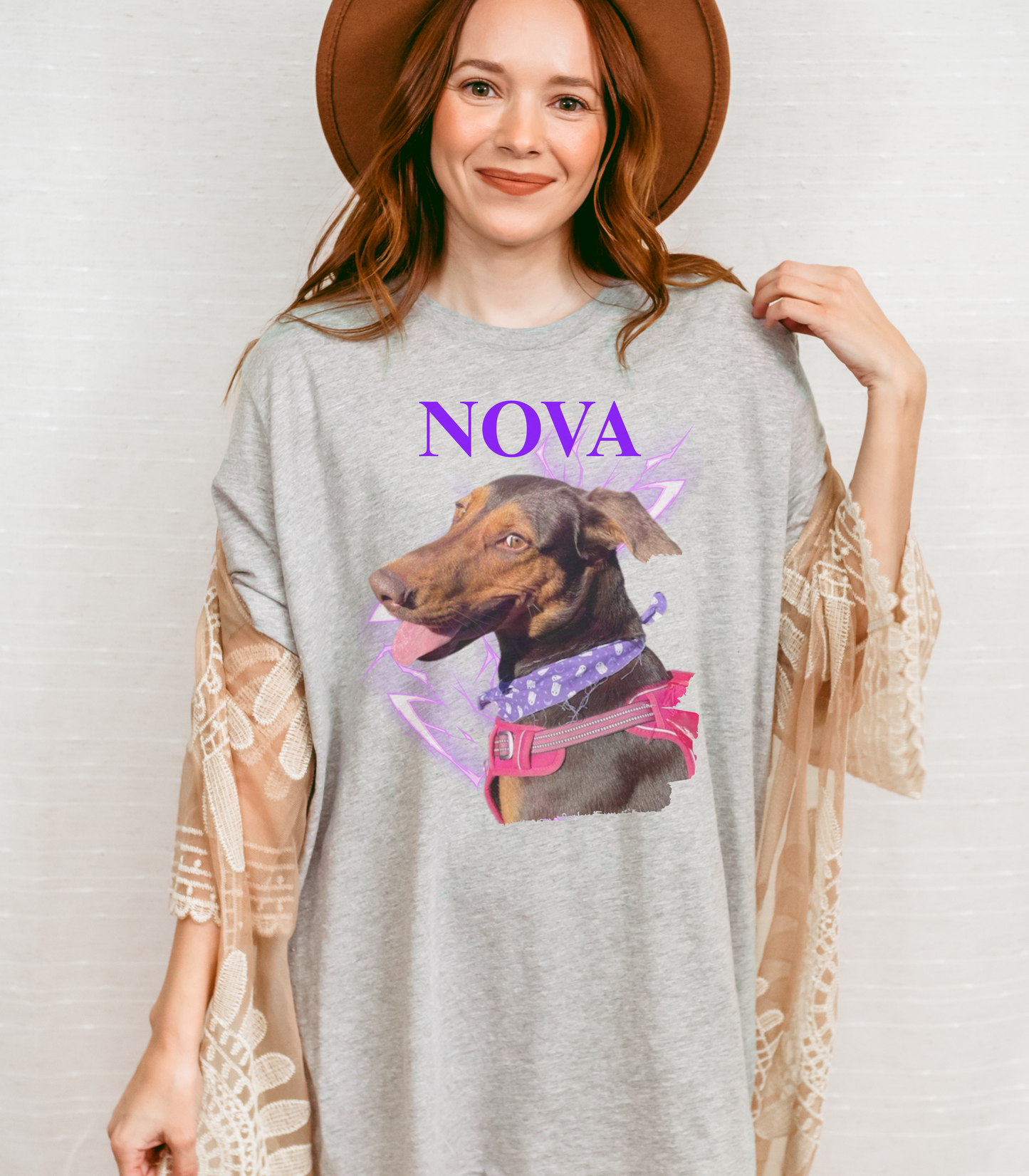 Personalized Pet Photo Unisex Short Sleeve Tee