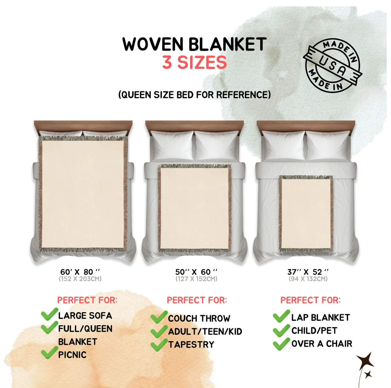 Wrap Yourself in Love with a Personalized Heirloom Woven Pet Blanket (Portrait)