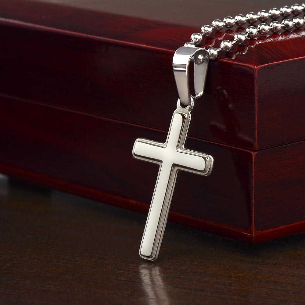 Jesus Left the 99 - Cross Pendant