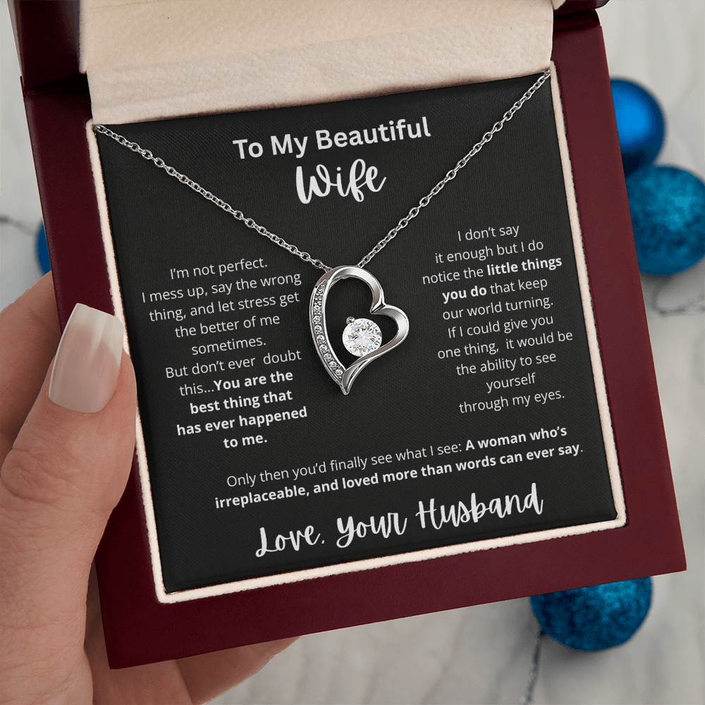 My Beautiful Wife Forever Love Necklace