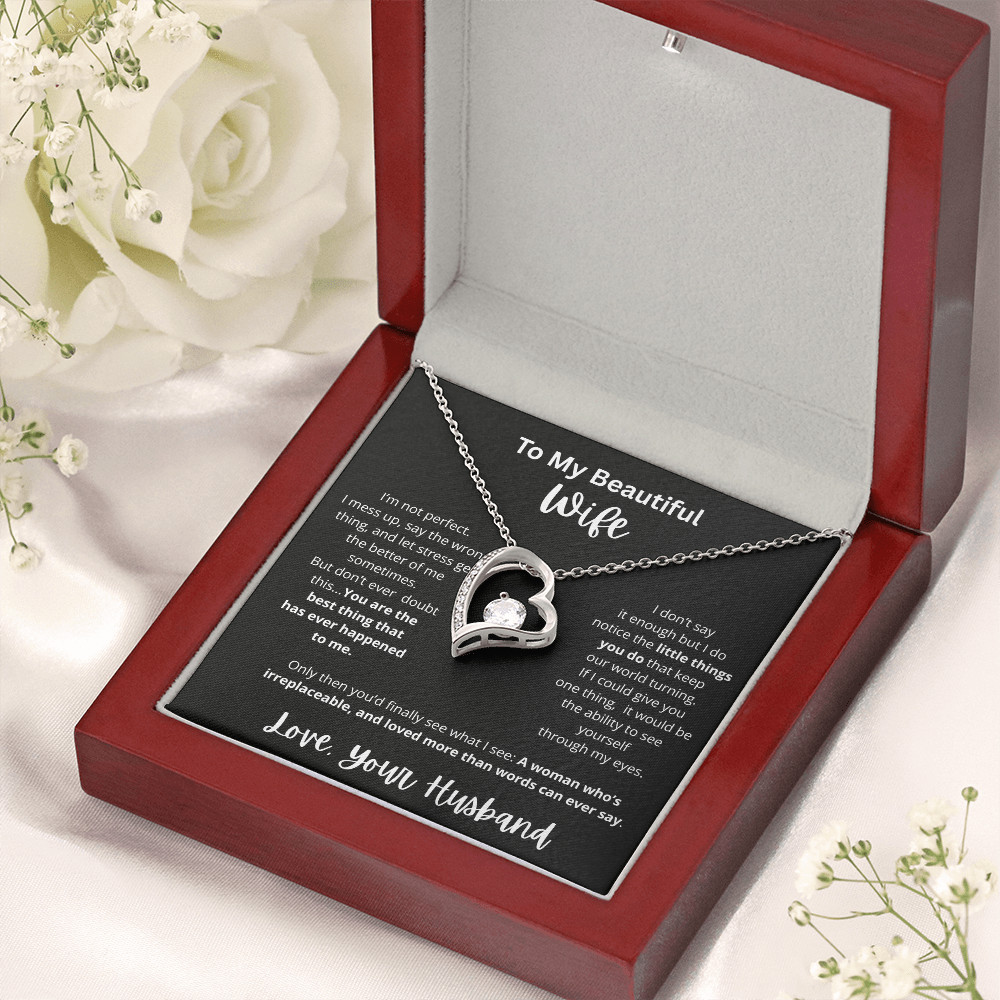 My Beautiful Wife Forever Love Necklace