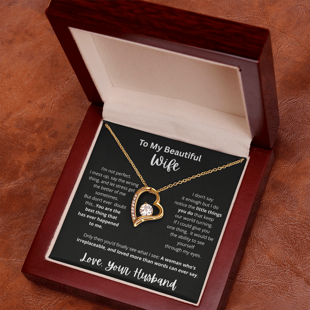 My Beautiful Wife Forever Love Necklace