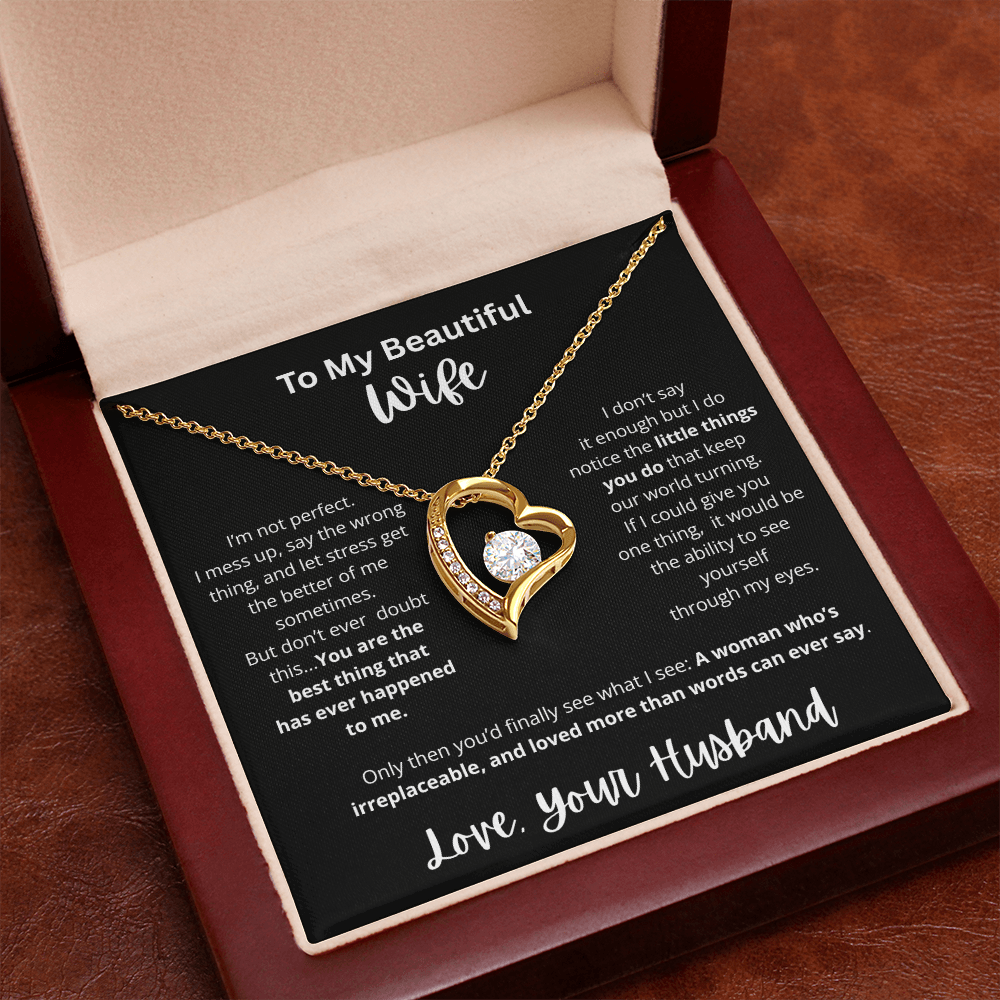 My Beautiful Wife Forever Love Necklace