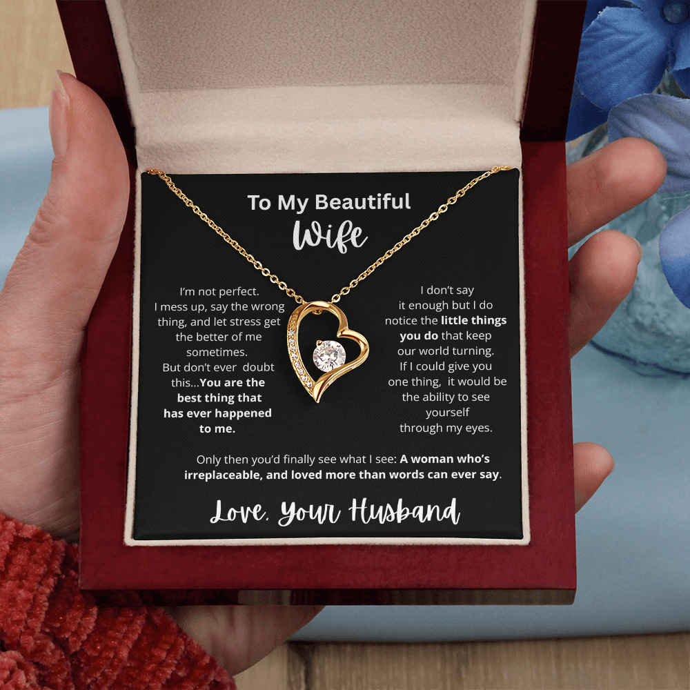 My Beautiful Wife Forever Love Necklace