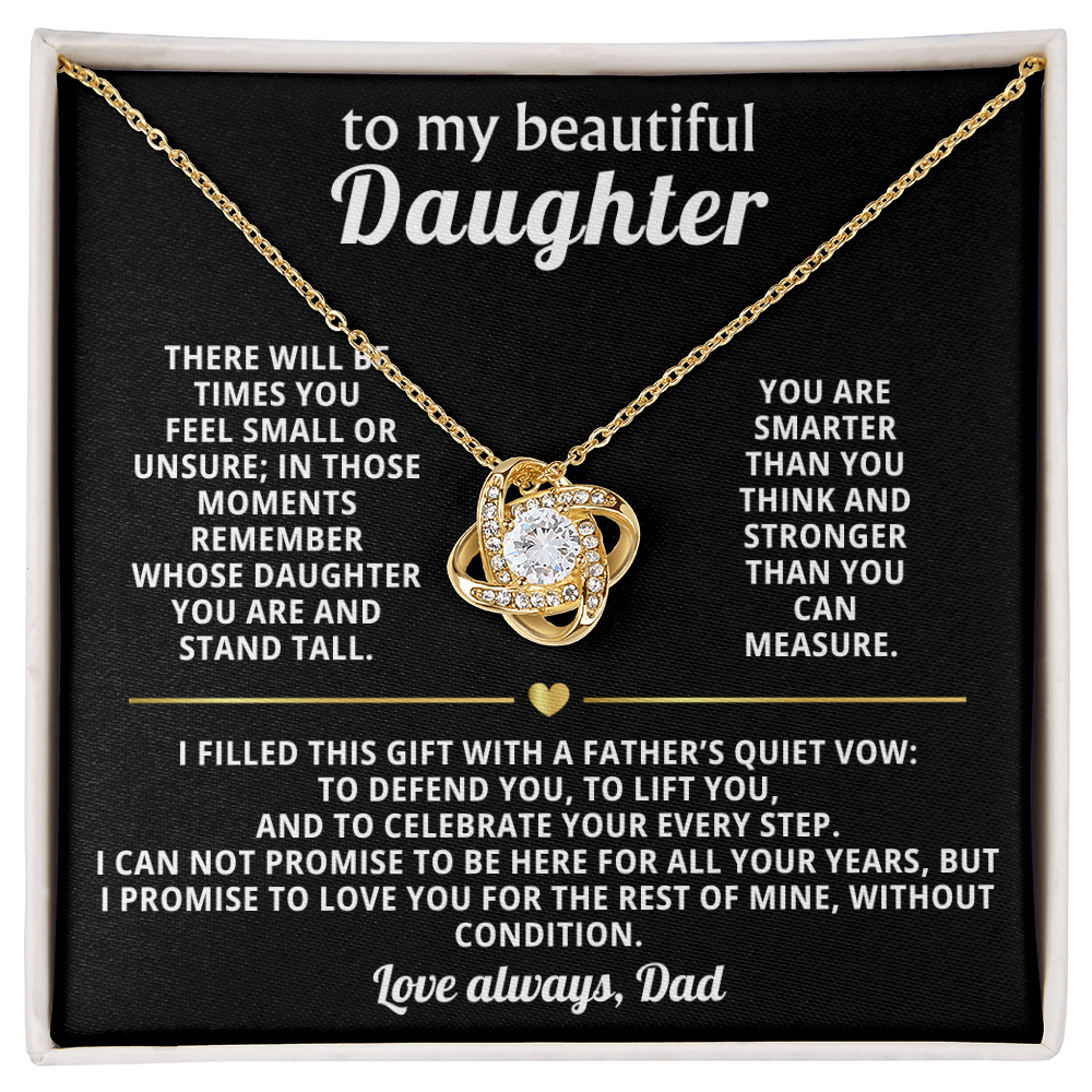 to my beautiful daughter