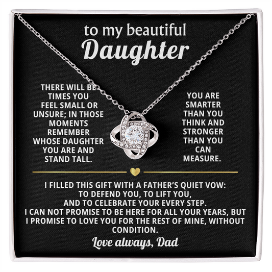to my beautiful daughter