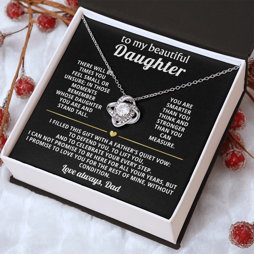 to my beautiful daughter