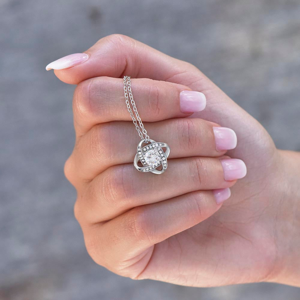 To My Beautiful Future Wife - My Missing Piece - Love Knot Necklace