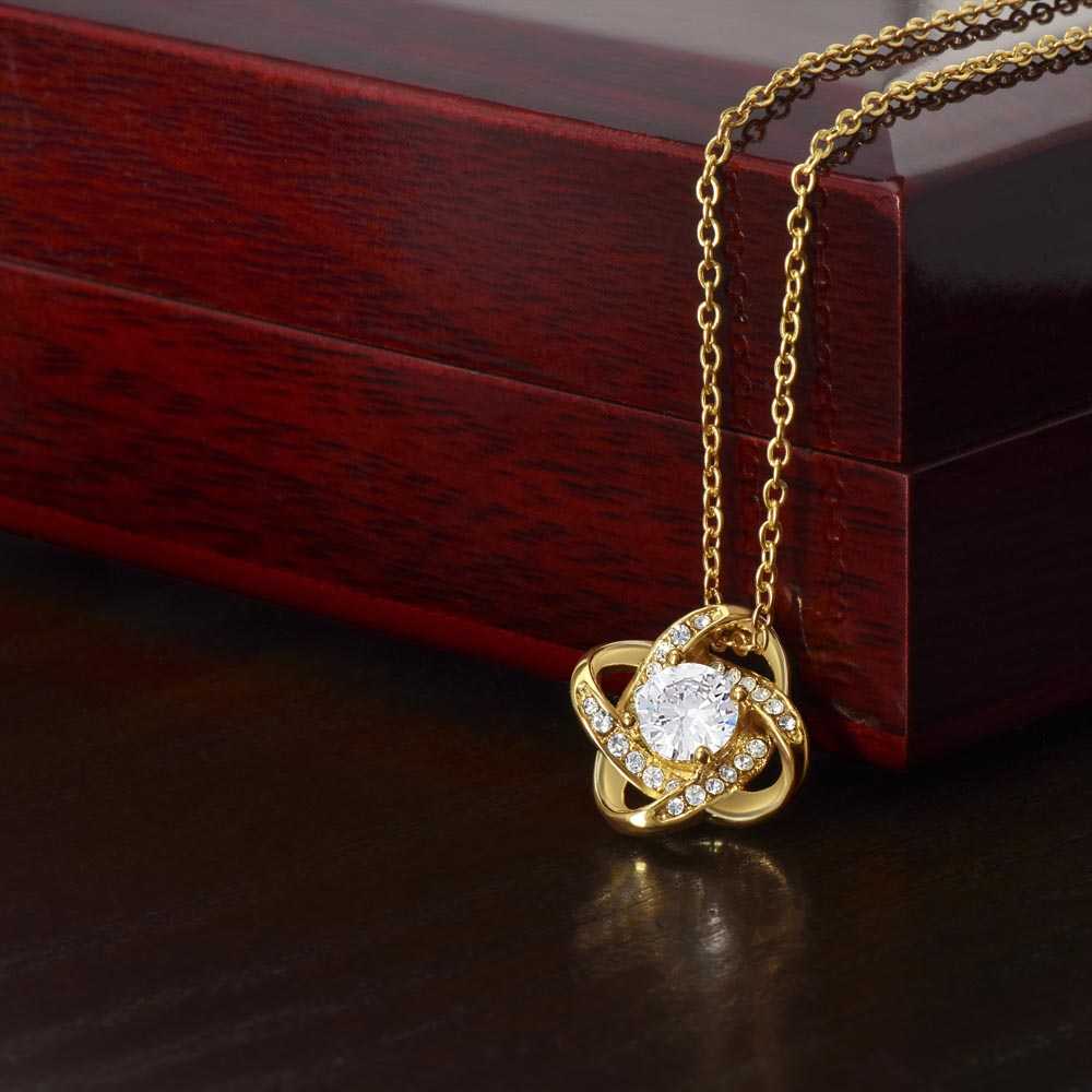 To My Beautiful Future Wife - My Missing Piece - Love Knot Necklace