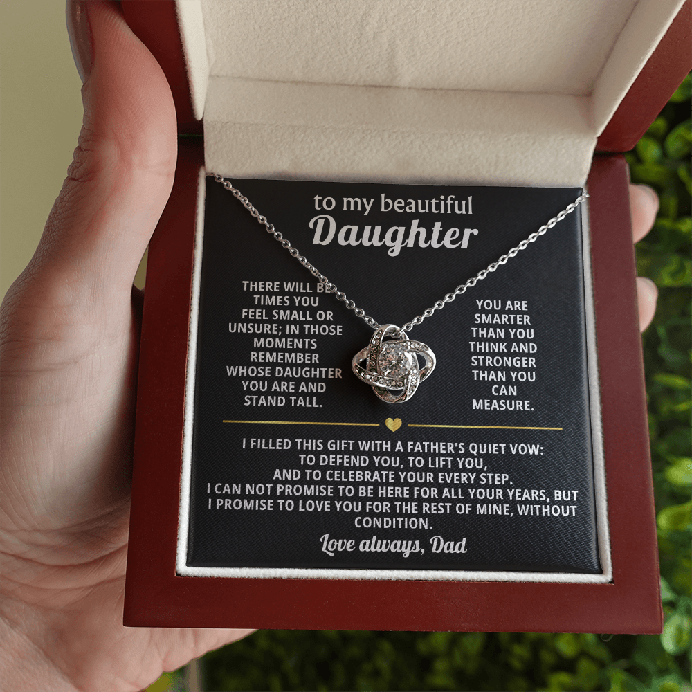 to my beautiful daughter