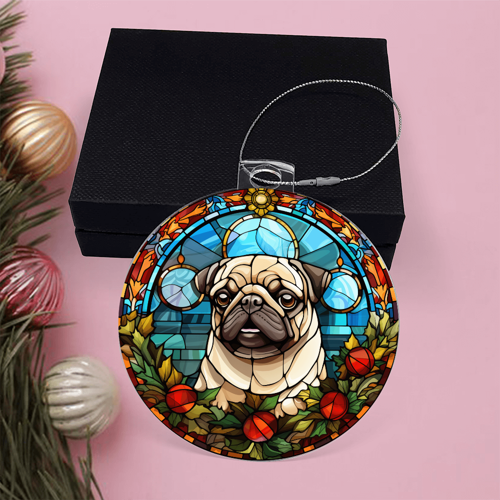 Pet Faux Stained Glass Ornament - Acrylic