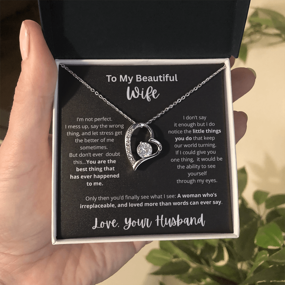 My Beautiful Wife Forever Love Necklace