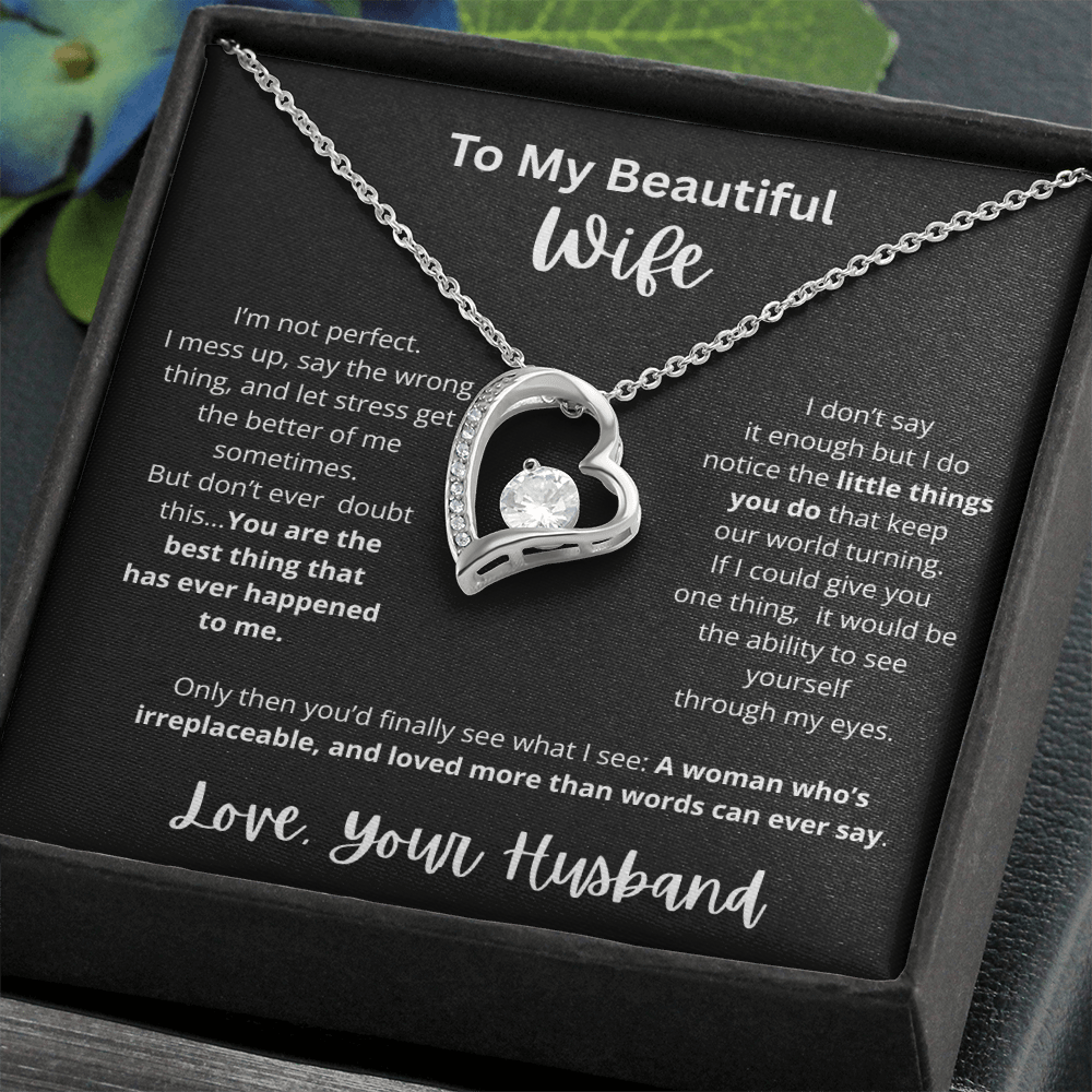 My Beautiful Wife Forever Love Necklace