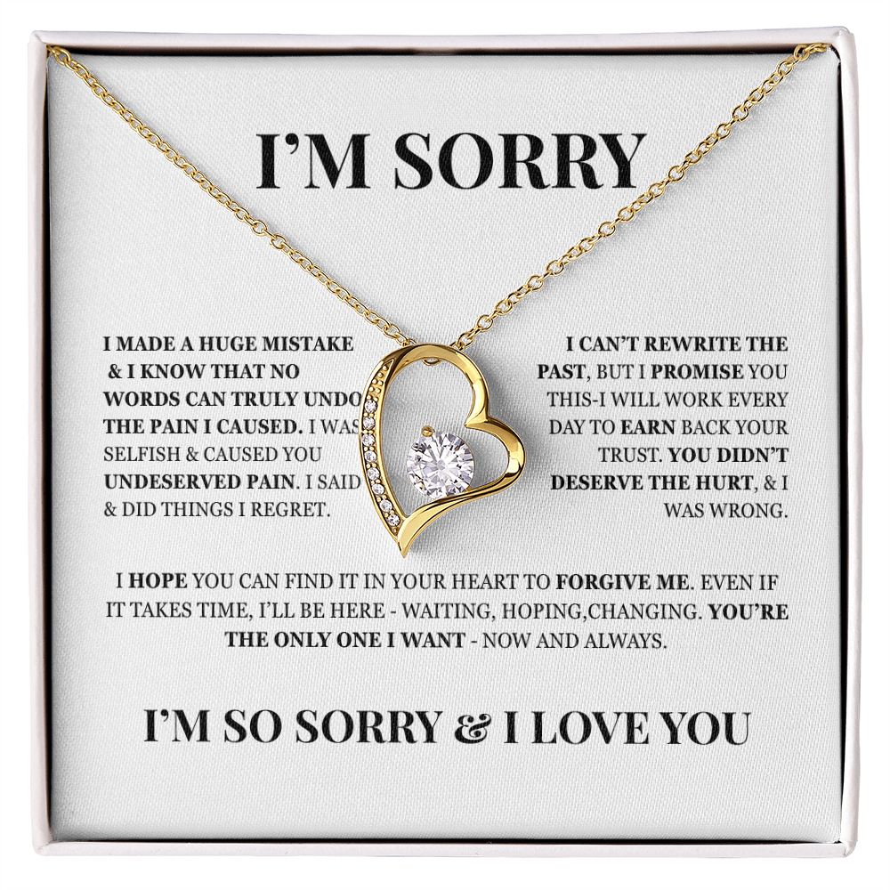 I'm Sorry! Apology Gift for Her