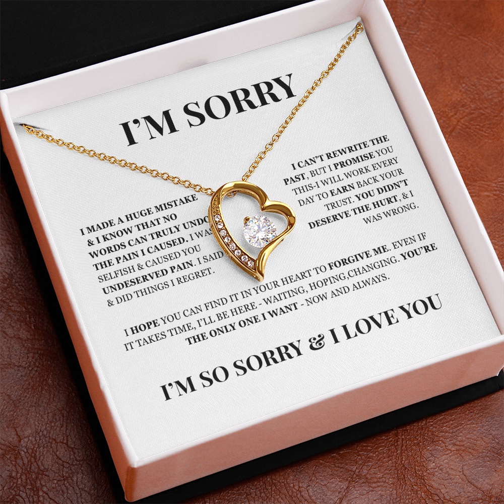 I'm Sorry! Apology Gift for Her