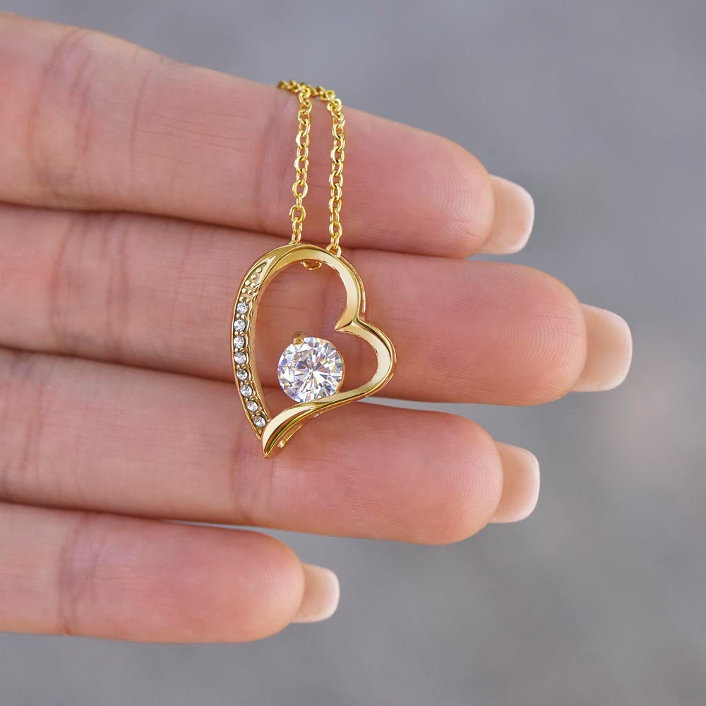 Dear Mom Heart Necklace