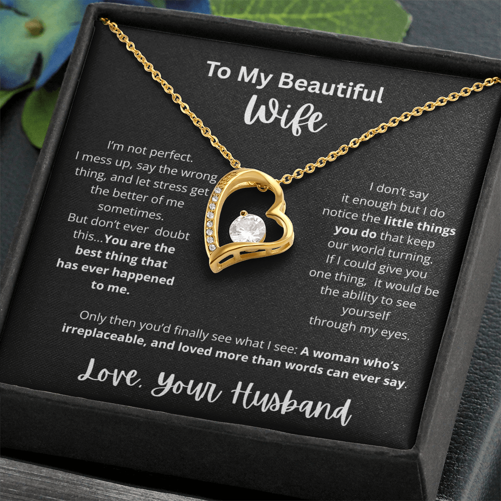 My Beautiful Wife Forever Love Necklace