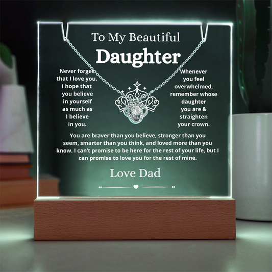 To My Beautiful Daughter - Love Dad