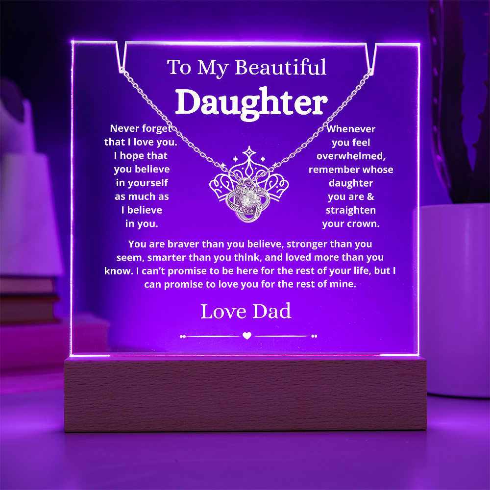 To My Beautiful Daughter - Love Dad