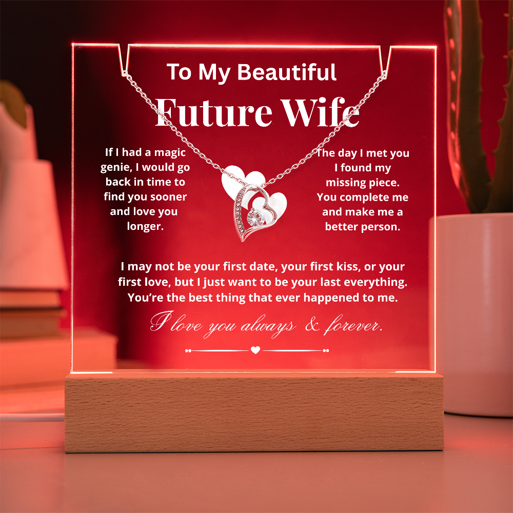 To My Future Wife Keepsake Acrylic Bundle