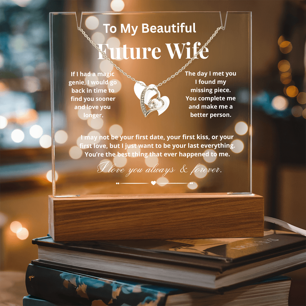 To My Future Wife Keepsake Acrylic Bundle