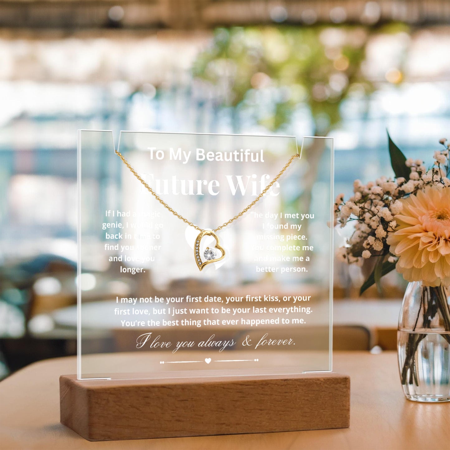 To My Future Wife Keepsake Acrylic Bundle