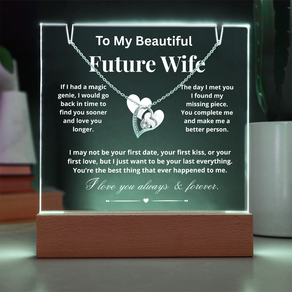 To My Future Wife Keepsake Acrylic Bundle