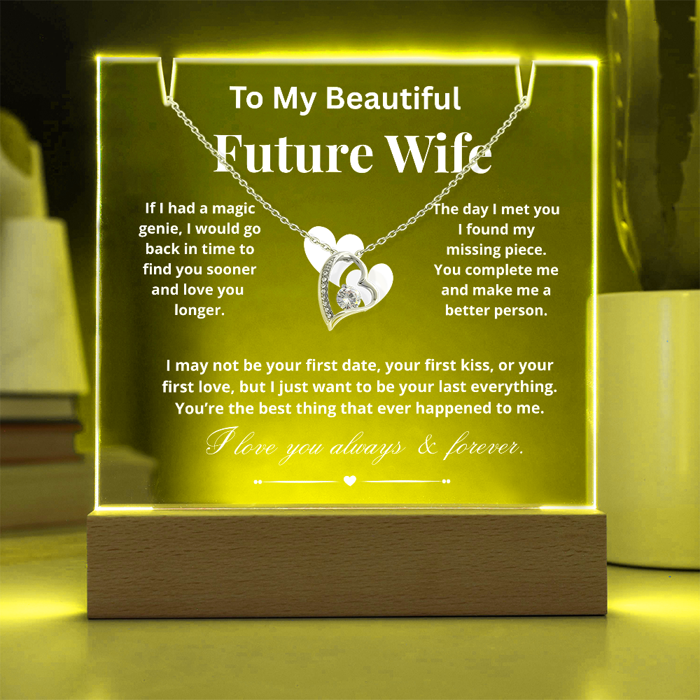 To My Future Wife Keepsake Acrylic Bundle