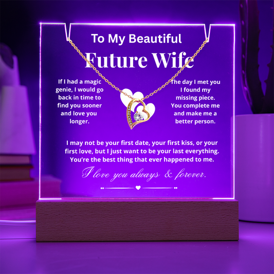To My Future Wife Keepsake Acrylic Bundle