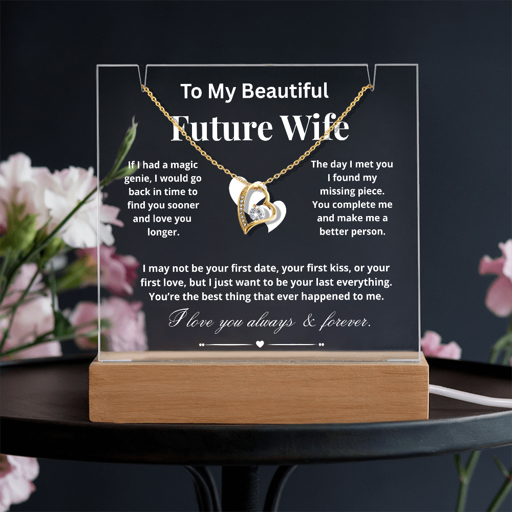 To My Future Wife Keepsake Acrylic Bundle
