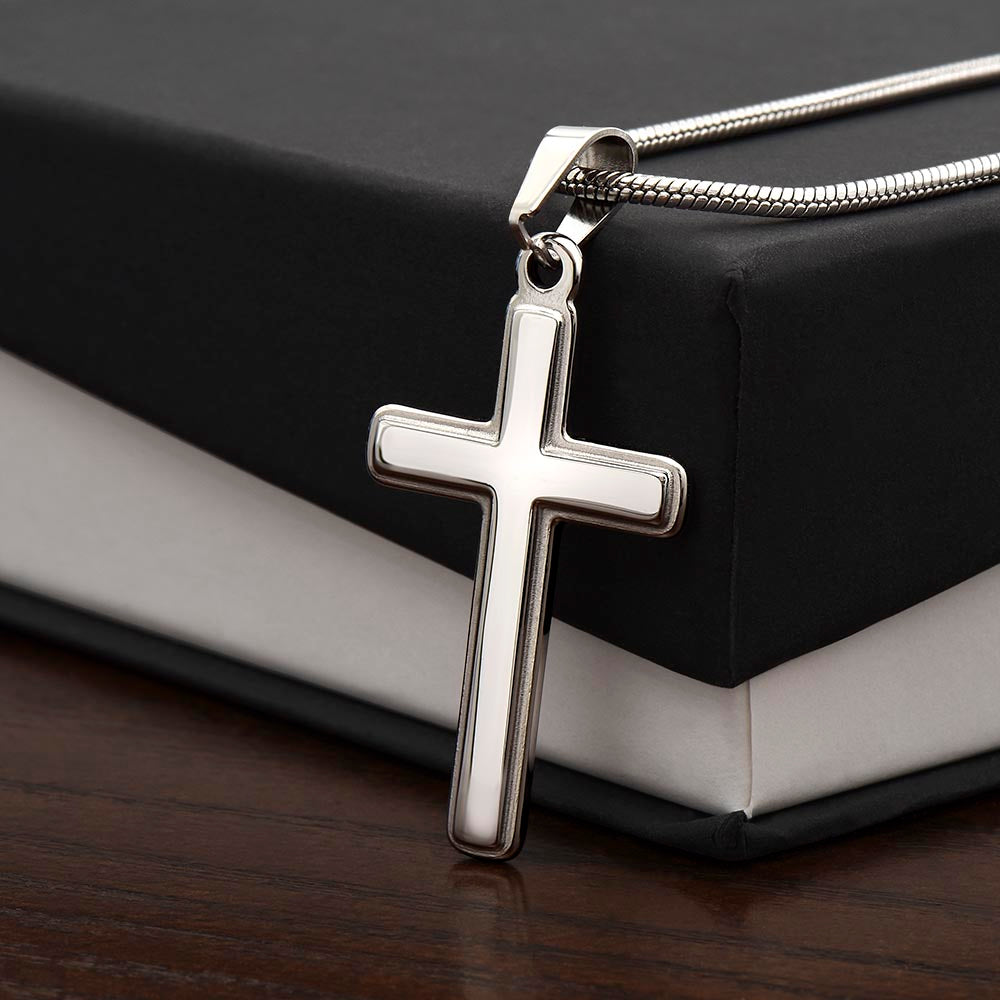 To My Son -Love Mom - Cross Pendant