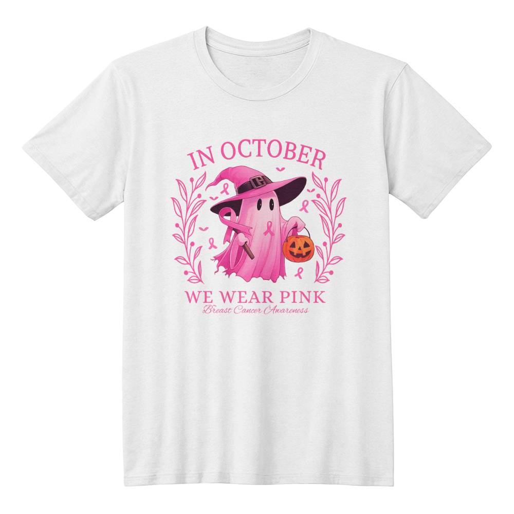 In October We Wear Pink Unisex T-Shirt