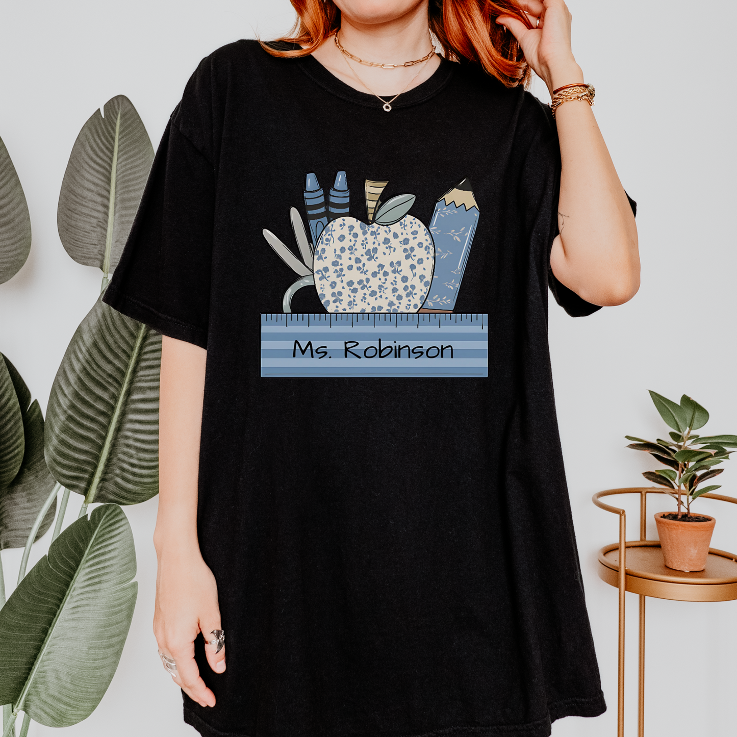 Personalized Teacher T-Shirt (Comfort Colors)