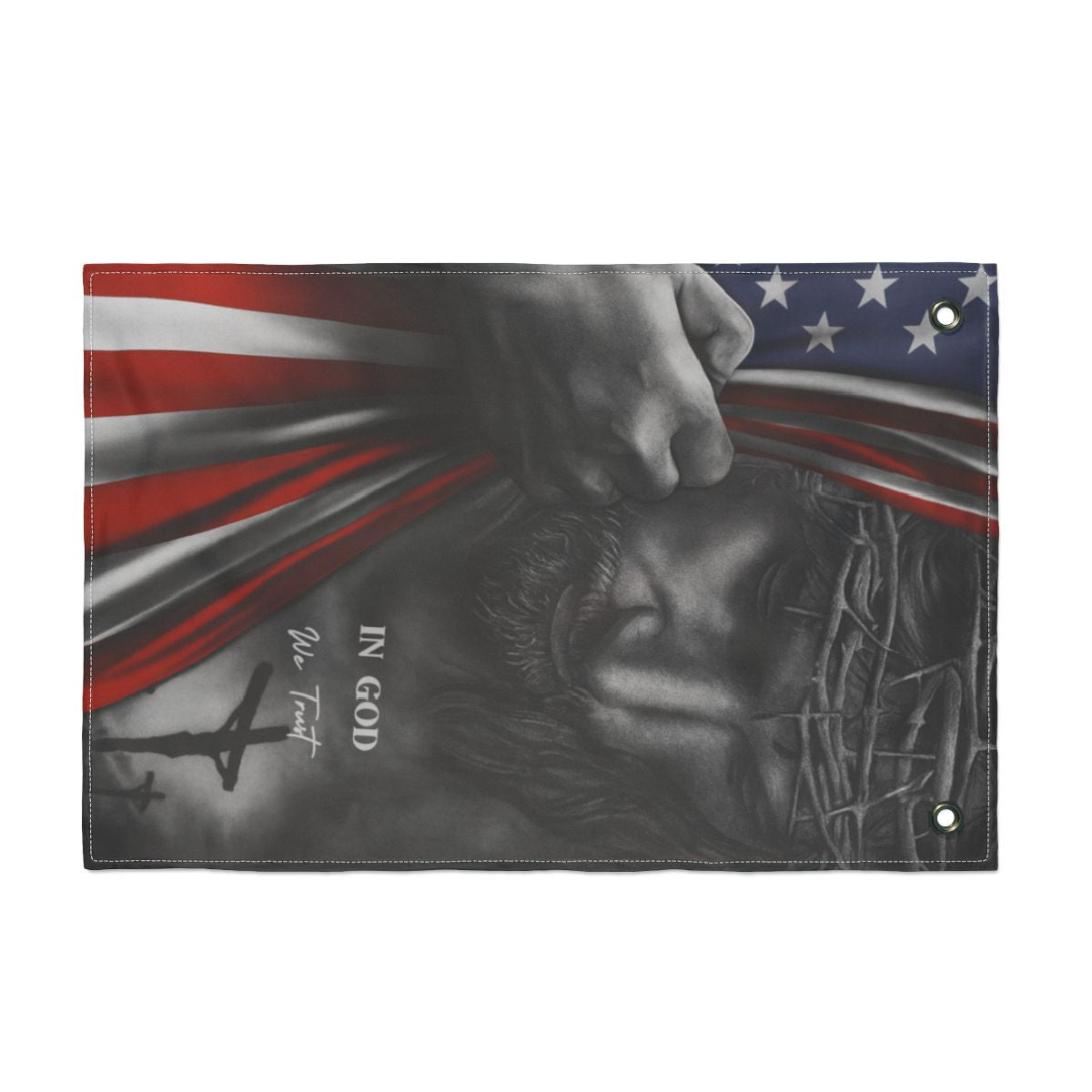 In God We Trust Double Sided Flag