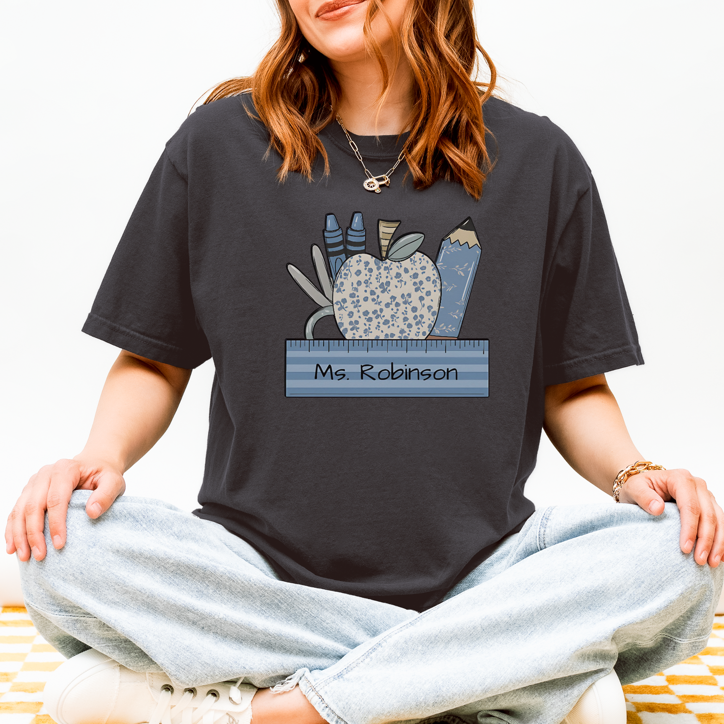 Personalized Teacher T-Shirt (Comfort Colors)