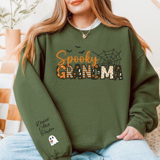 Spooky Grandma Unisex Heavy Blend™ Crewneck Sweatshirt