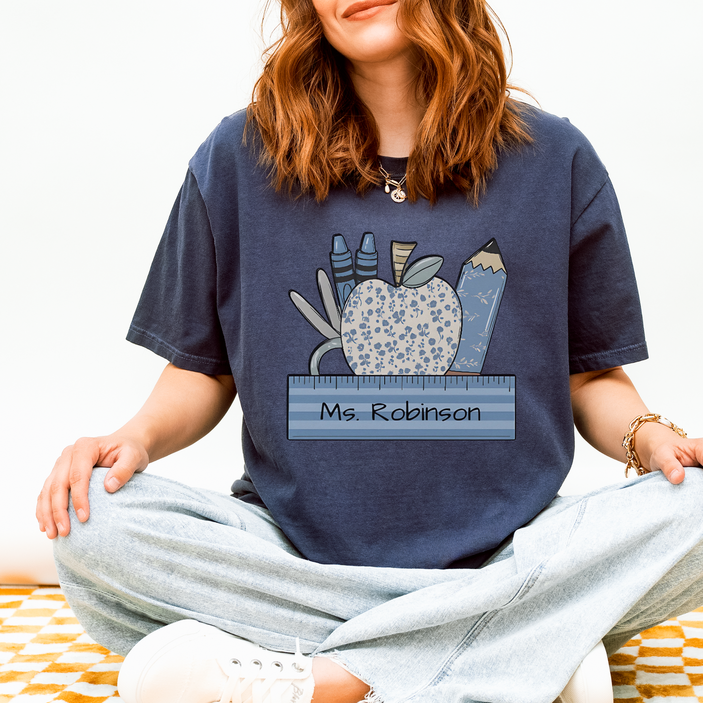 Personalized Teacher T-Shirt (Comfort Colors)