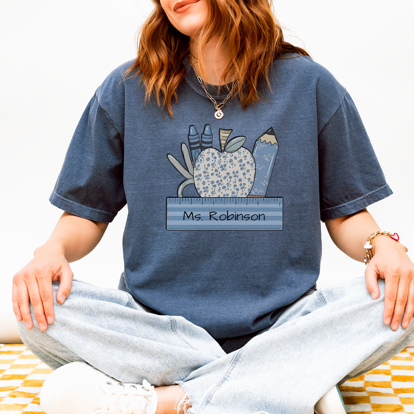 Personalized Teacher T-Shirt (Comfort Colors)