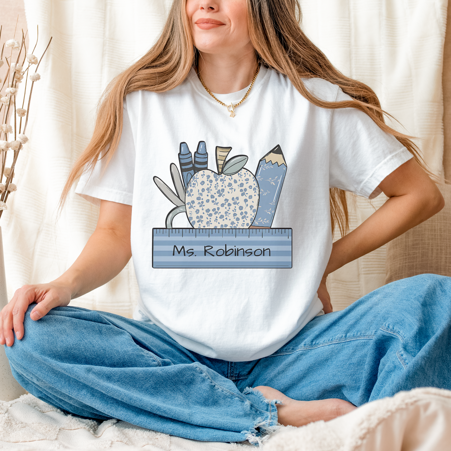 Personalized Teacher T-Shirt (Comfort Colors)